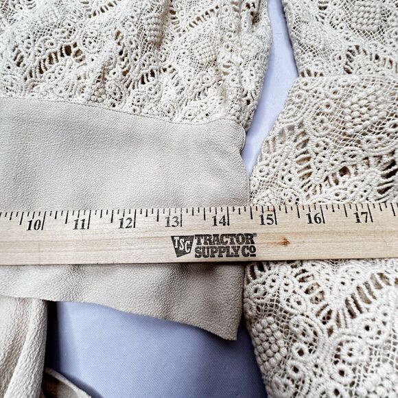 byTiMo The Crochet Top in Vintage SM Sheer Bow Trim Feminine Romantic NEW $388 - Picture 14 of 16